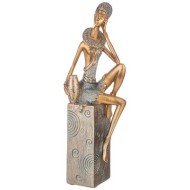 ФИГУРКА ДЕКОРАТИВНАЯ "ДЕВУШКА" 11,5Х8,5Х33,5СМ 146-1745