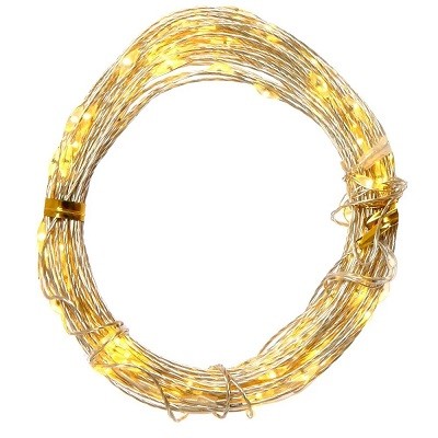 Электрогирлянда, LED 100л, т/белый, 10м 703419