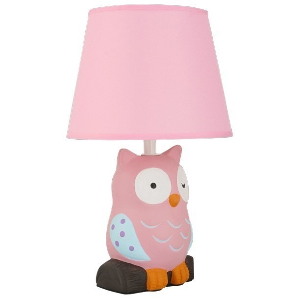 Настольная лампа Camelion KD-551 С14 СОВЕНОК (розовый)