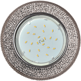 Точечный светильник GX53 H4 LD7069 тонированный/хром FY53CMEFB