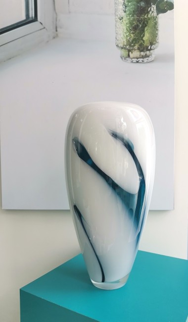 Ваза для цветов под. мрамор "Декор" 923-853