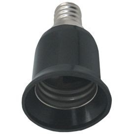 Переходник для ламп с цоколя E14 на E27 Черный A4T17BEAY