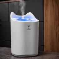 Увлажнитель воздуха Windigo HM-3 6896077 ультразвуковой, 3.3 л, мультиподсветка, USB, голубой