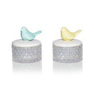 Декоративная шкатулка Nancy ФЛОРЕНС 393056 керамика, стекло, 8х9 см