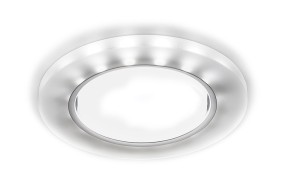 Точечный светильник G214 CH/WH хром/матовый GX53+3W