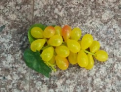 Фрукты иск. Виноград 15 см (желт) 24T15LG 77140