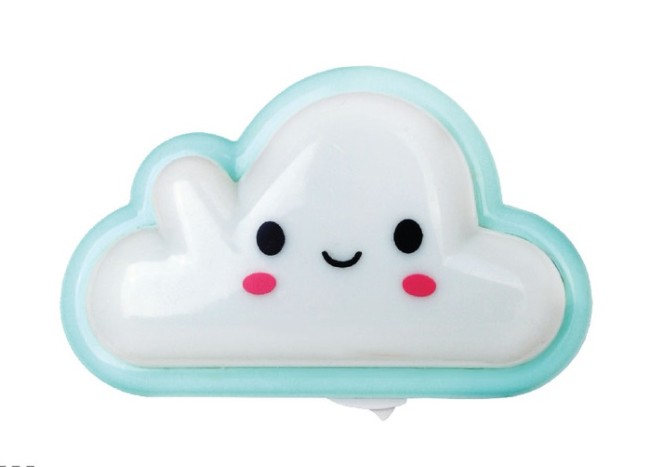 Ночник NL-178 0.5W 4LED 100x60x50  Облако  220V, пластик, выкл.