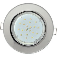 Точечный светильник GX53 H4 5310 круг хром/хром зеркальный FM53RNECH