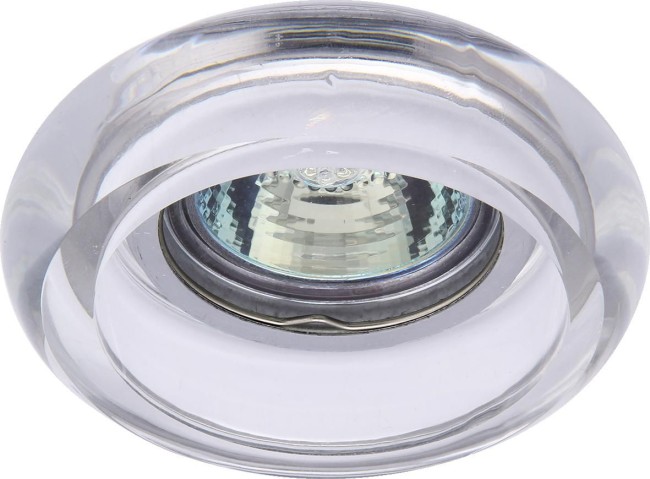 Светильник точечный FT 929 CL MR16 хром + прозрачный кристалл