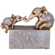 ФИГУРКА "СЛОНЫ" 22,5*6,5*17,5 СМ 79-218
