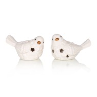 Набор из 2-х фигурок птичек Elise 246234(2) молочный, керамика, 8х12х7,5 см