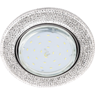 Точечный светильник GX53 H4 LD7069 прозрачный/хром FT53CMEFB