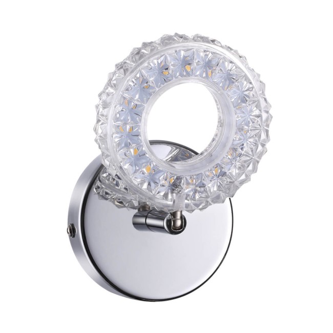 Светильник настенный светодиодный 3602/6WL LN18 BINARETU хром