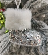 Сапожок цвет серебро артикул 7989 72702