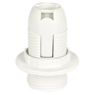 Патрон E14 термопластик люстровый с кольцом белый AB4SPWEAY