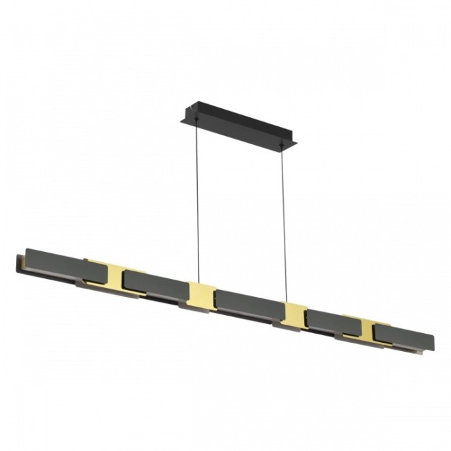 Люстра 4991/40L L-VISION ODL23 417 черный/золотой/металл/акрил LED 40W 3000K FIERRO