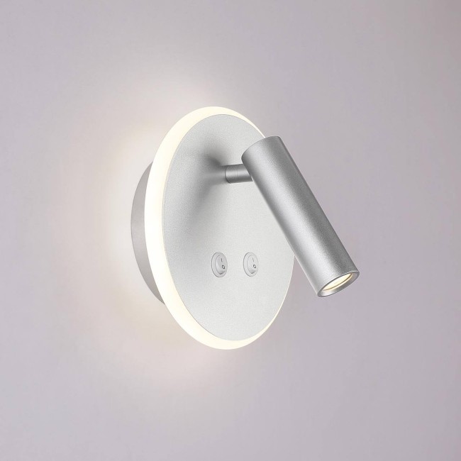 Светильник настенный 1014 TERA 4200K 3W,7W серебро