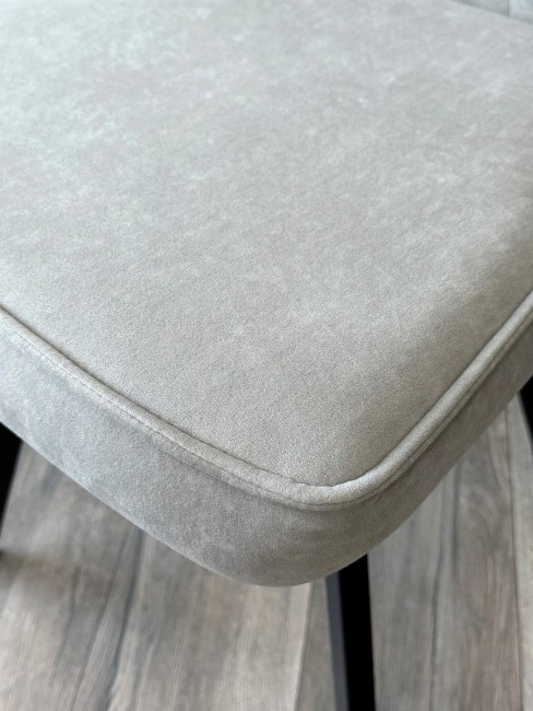 Стул MODE 360 град. поворот. B22 Серый, велюр / черный каркас 670M05278