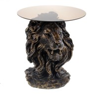 СТОЛ Лев голова F1092/2/1 Н-70см БРОНЗА