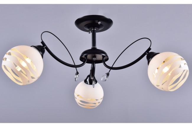 Светильник "Вихрь" РС21351 BK+CR/3C