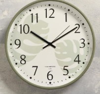 Часы настенные "Папоротник",  плавный ход, d-30 см 5473735