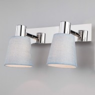 Спот 20080/2 хром/голубой