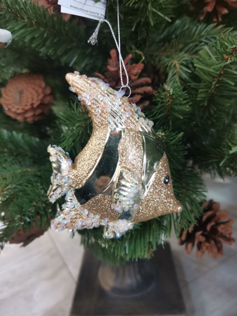 Рыбка цвет золотой 10*10 см артикул 8254 72672