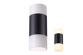 Накладной светильник 358319 OVER NT19 053 черный IP20 LED 4000K 7W вниз+ W вверх