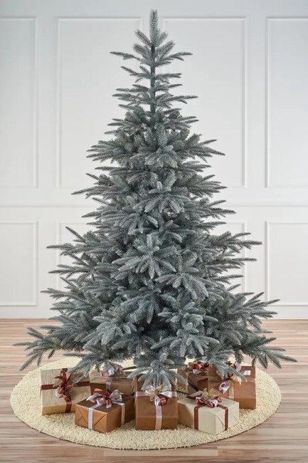 Ель искусственная премиум Меркурий дымчатая 2,4 м подставка металл ЕМЕС 24