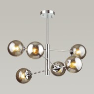 Люстра потолочная 4493/6C MODERNI LN20 146 хром E27 6*60W 220V HUGO