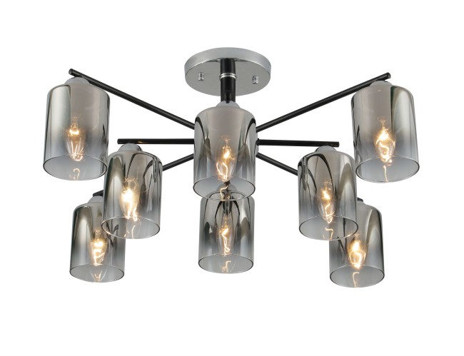 Люстра 07274/8 CHROME+BLACK