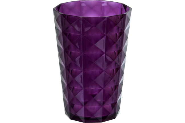 Стакан "Vintage" QWERTY ЗЕБРА 74121 полистирол, цвет «фиолетовый» 400 мл