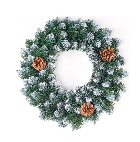 Декор "Венок рождественский Канадский", 70см ВКП 70