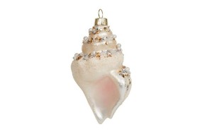 Игрушка ёлочная "Ракушка Фасцилярия", стекло, 11см GLT858