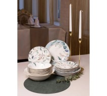 Набор столовый ОЛИВИ 19 предметов (нью бон) 0030-03-ПС