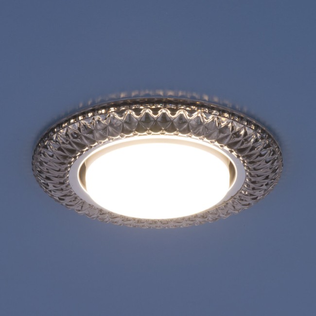 Точечный светильник 3020, GX53. дымчатый