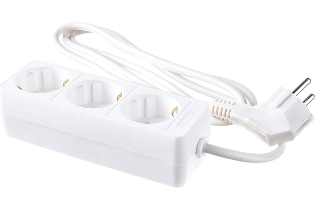 Сетевой удлинитель СОЮЗ ПВС 3х1 3 роз. 1.5 м 16А земля 481S-6301