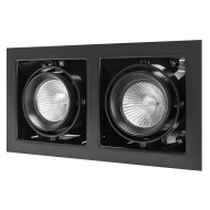 Светильник ЛАЙТСТАР 214028 CARDANO 16Х2 MR16/HP16 ЧЕРНЫЙ