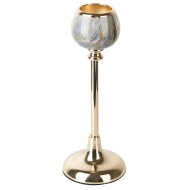 Подсвечник декоративный (без свечи) 9961060 30*11см (металл)