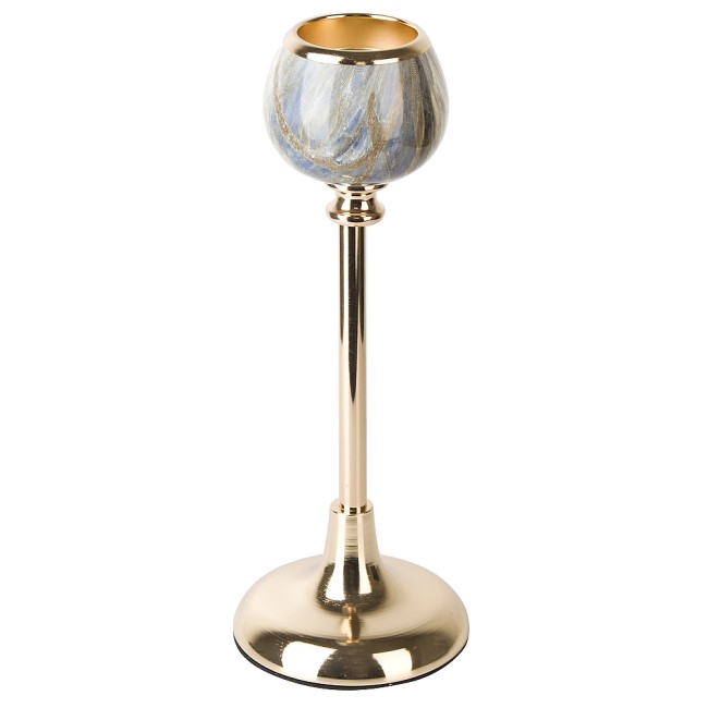 Подсвечник декоративный (без свечи) 9961060 30*11см (металл)