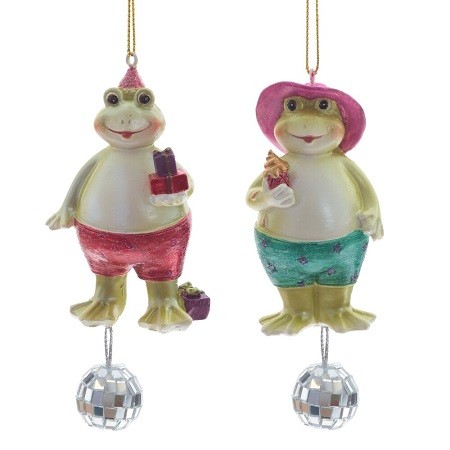 Изделие декоративное подвесное "Лягушка", L5 W3 H12 см 811365