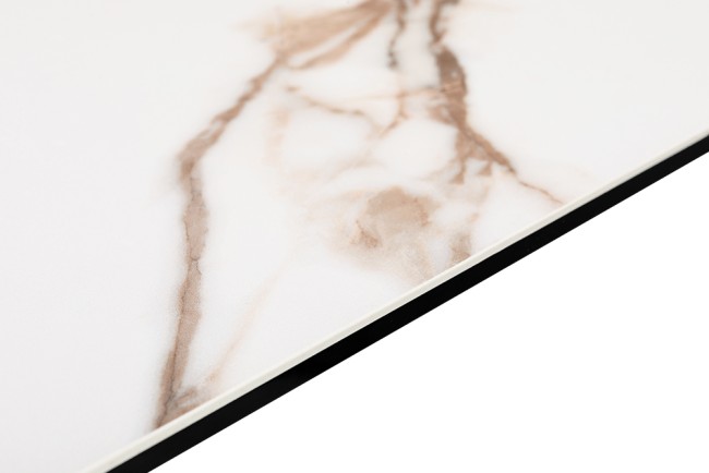 Стол NEVADA 160 (NEVADA 160 ROSE GOLD CER, BK)