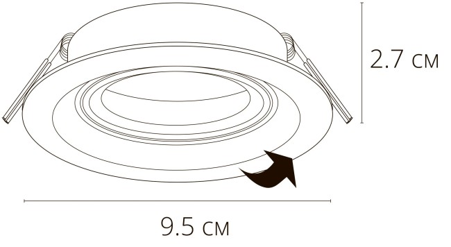 СВЕТИЛЬНИК ПОТОЛОЧНЫЙ A2862PL-1BK