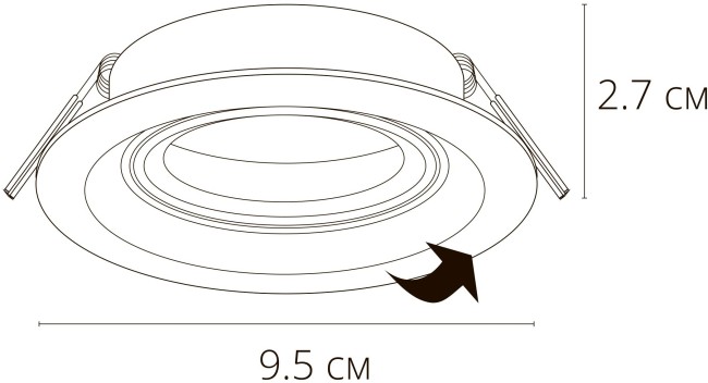 СВЕТИЛЬНИК ПОТОЛОЧНЫЙ A2862PL-1BK