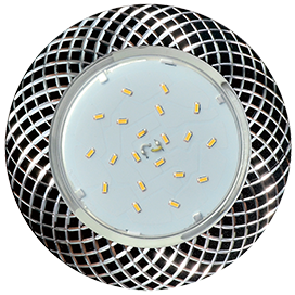 Точечный светильник GX53 H4 DL5381 сетка черный/алюм FB5381ECB