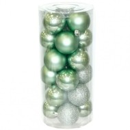 Украшение новогоднее "Шар" набор 24шт., 6см 753650