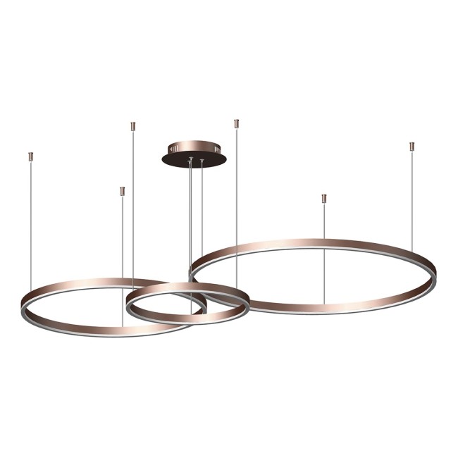 Подвесной светильник 08223,04P ТОР кофе w133.5*95 (d80+60+40) h150 led Подвесной светильник 08223,04P ТОР кофе w133.5*95 (d80+60+40) h150 led