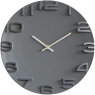 Часы настенные PL200925 серые