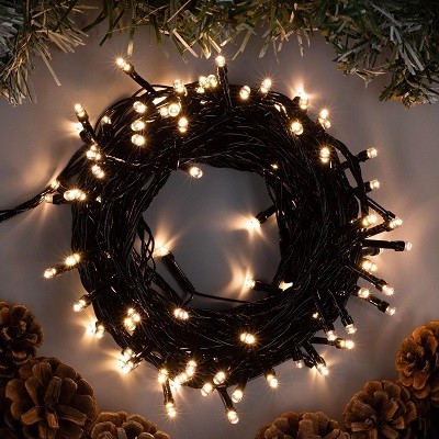 Гирлянда "Нить" 10м, 100 LED, т/белый 3556789