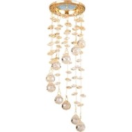 Точечный светильник Ecola CR1010 тонир/золото